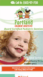 Mobile Screenshot of portlandchildrensdentistry.com